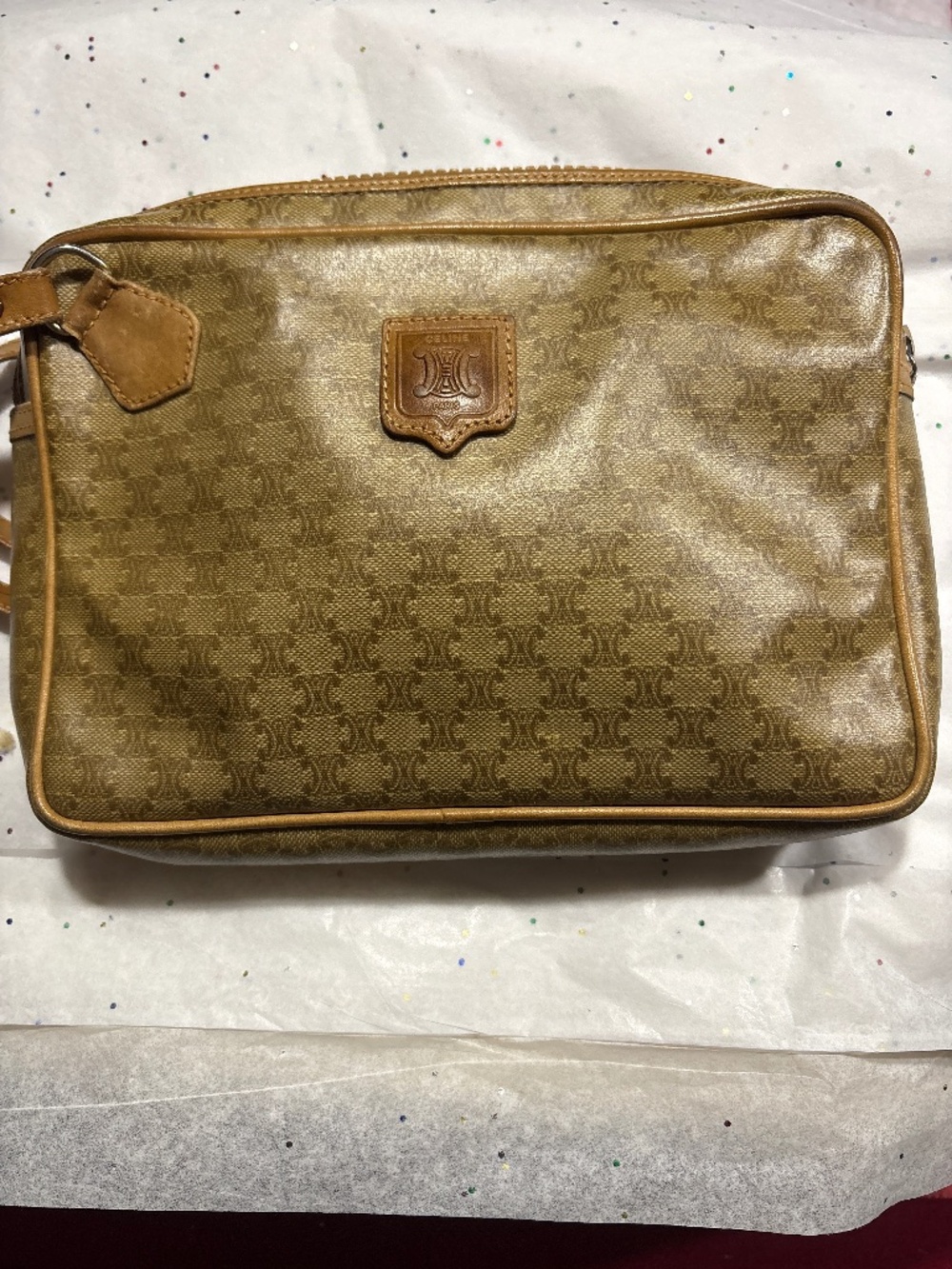 Celine Macadam toiletry bag